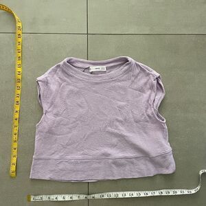MANGO • cropped Top in Pastel Purple • XS